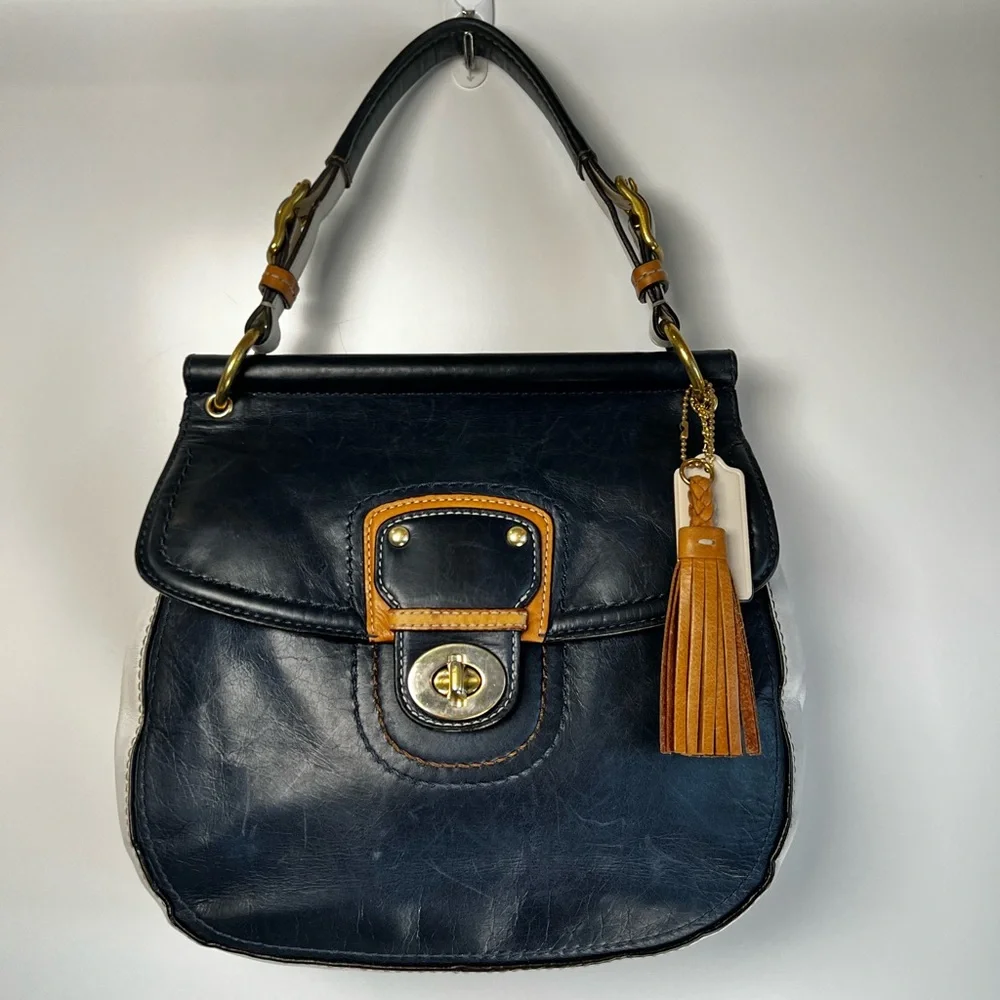 Coach Legacy Willis 70th Anniversary Colorblock Satchel - Picture 2 of 15